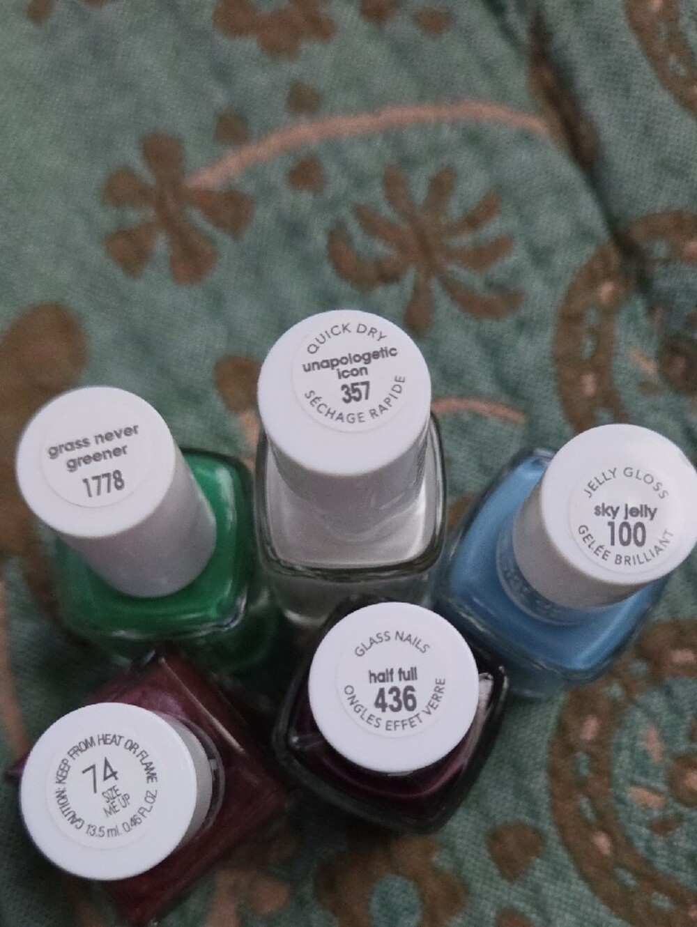 Essie Nail Polish Set - Green, White, Blue, Plum, Mauve - Picture 3 of 3